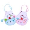 2 Pieces Infant Baby Bibs - Keep Warm Bellyband Pink Blue Mouse Baby Belly Band Smock Cotton