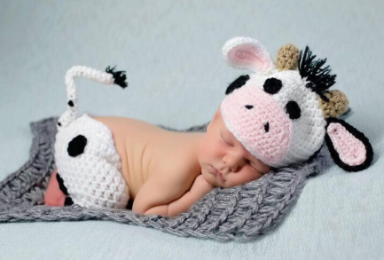 Baby Cotton Cow Suit