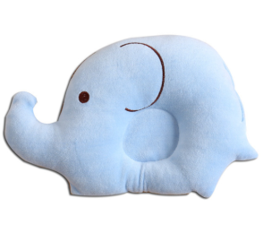 Baby Elephant Pillow - Baby Pillow Cartoon 0-1 Year Old Baby Pillow Newborn Velvet Baby Pillow