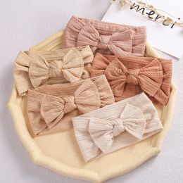 Edge Nylon Bow Headband For Children - Baby Hair Accessories Elastic Head Bandwidth