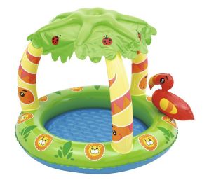 Jungle Pool - Anti-Sai Awning Inflatable Pool Swimming For Infants and Young Children