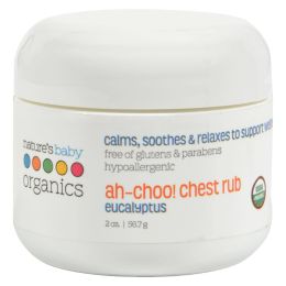 Nature's Baby Organics Ah-Choo Chest Rub - Eucalyptus - 2 oz