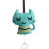 Handmade Sweet Cat Baby Pull String - Musical Box Appease Toy for Crib Stroller Travel