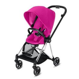 CYBEX Mios 3-in-1 Baby Stroller - Travel System Chrome with black details Baby Stroller Fancy Pink