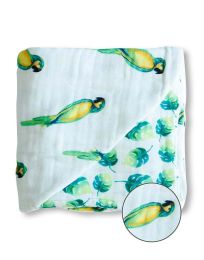 Organic Snug Blanket - Parrots