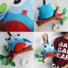 Handmade Tree and Owl Toy - Baby Pullstring Musical Box Appease Toy for Crib Stroller Travel