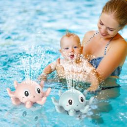 Spray Water Octopus Toy - Children's Automatic Water Spray Bath Toys