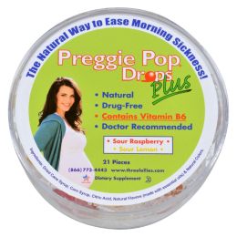 Three Lollies Preggie Drops Plus with Vitamin B6 - 21 Pack