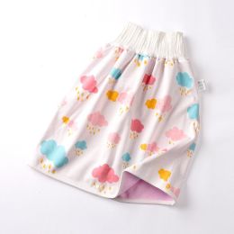 Baby Diaper Skirt - Cotton and bamboo fiber (Option: Rain cloud-S)