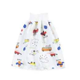 Baby Diaper Skirt - Cotton and bamboo fiber (Option: Bus-M)