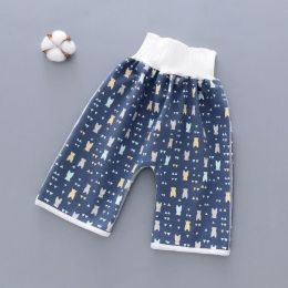 Baby Diaper Skirt - Cotton and bamboo fiber (Option: Dark blue pant-L)