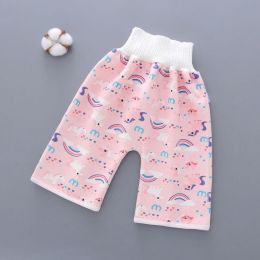 Baby Diaper Skirt - Cotton and bamboo fiber (Option: Rainbow pant-L)