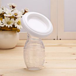 Full Silicone Breast Pump - Breast Milk Collector (Color: White)