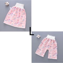 Baby Diaper Skirt - Cotton and bamboo fiber (Option: Rainbow Suit-L)