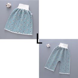 Baby Diaper Skirt - Cotton and bamboo fiber (Option: Stripe Suit-L)