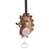 Baby Hanging Blue Pink Owl - Pull String Musical Box Appease Toy for Crib Stroller Travel